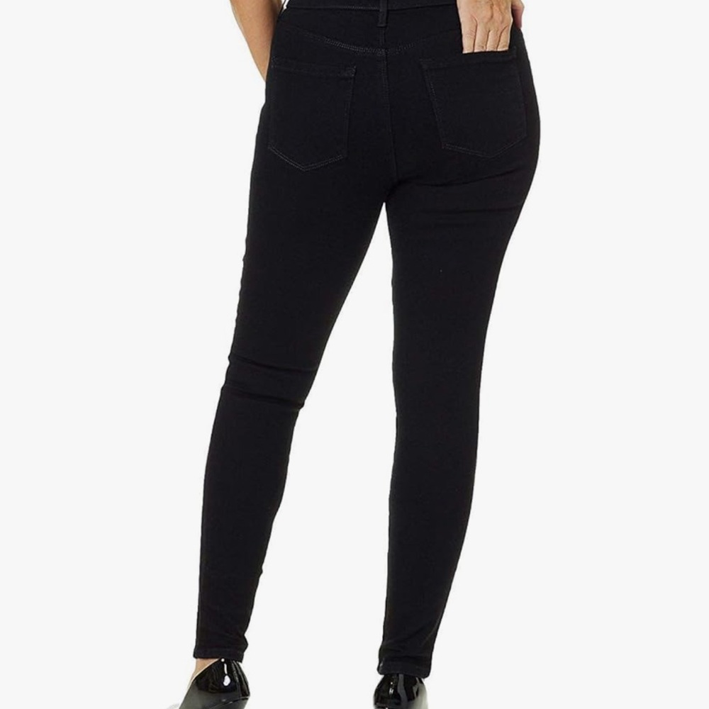 Gloria Vanderbilt Curvy Slim Black Stretch Denim Jeans, ‘All-Around Slim | Sz 18 - Picture 6 of 14